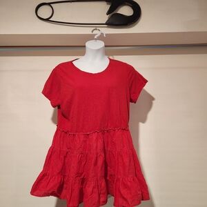 True Craft Vibrant Red Top